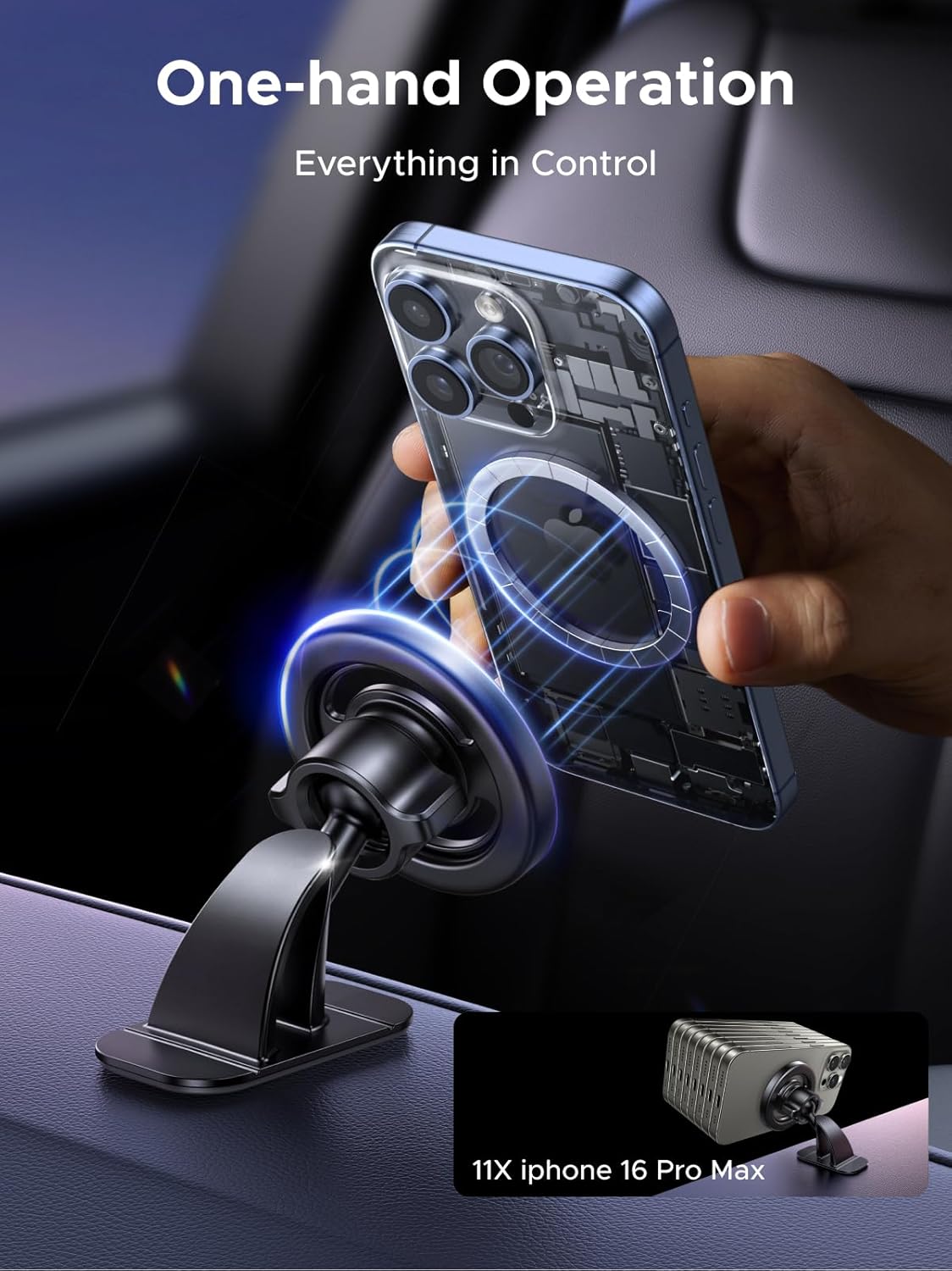 Thumbnail 4 de UGREEN Magsafe Car Mount 360° rotatable