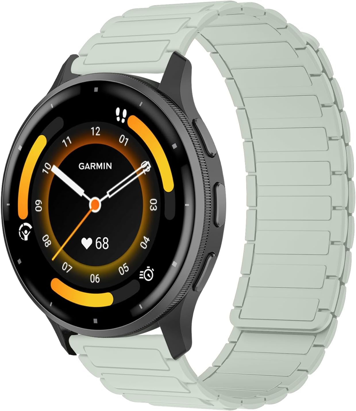 Detalle de RosMank 22mm Silicone Watch Band: Magnetic, Durable Replacement for Garmin and More
