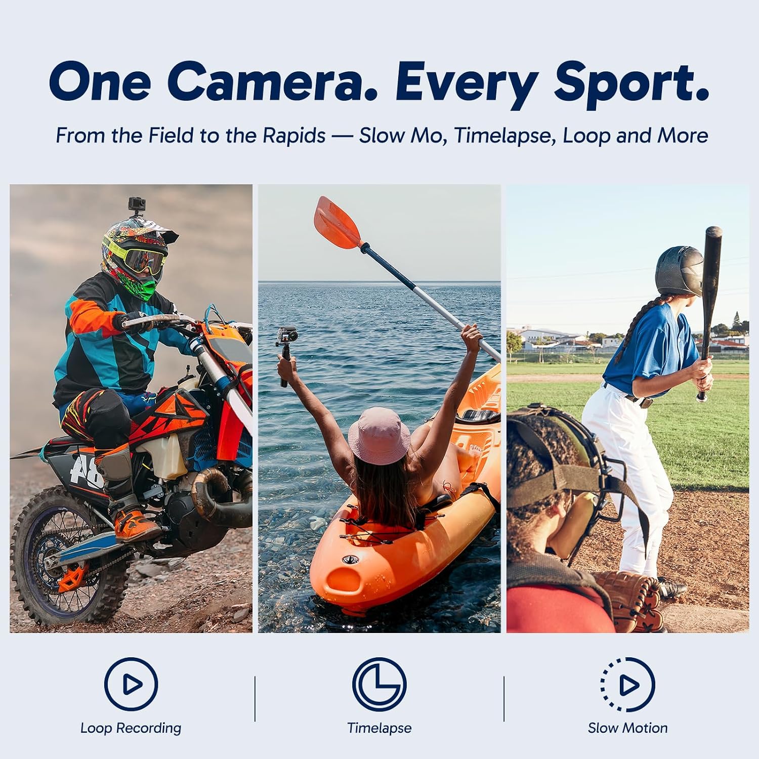 Thumbnail 5 de AKASO Brave 4 Pro Action Camera with 64GB microSDXC – Dual Screen, 4K30, 20MP, 131ft Waterproof