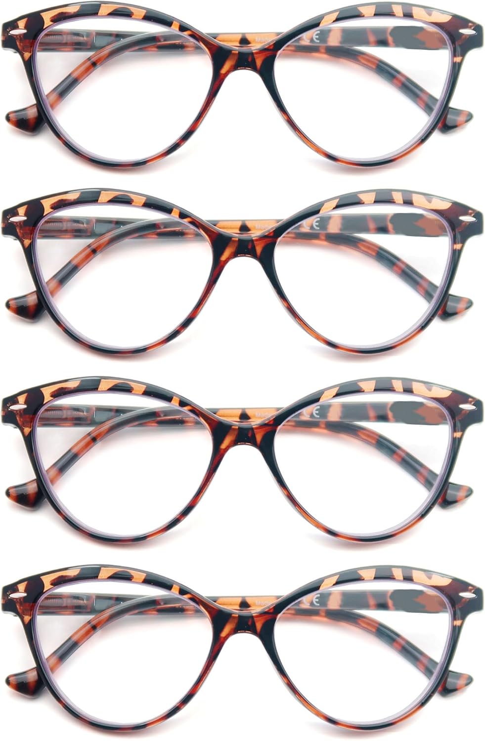HEEYYOK cat eye reading glasses +2.00