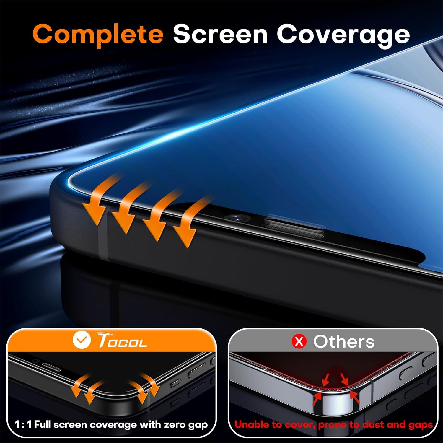 Thumbnail 4 de TOCOL iPhone 12 mini 9H Screen Protector