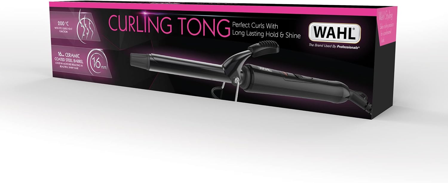 Detalle de Wahl 16mm Ceramic Curling Wand (corded) for shiny, tight curls with quick heat