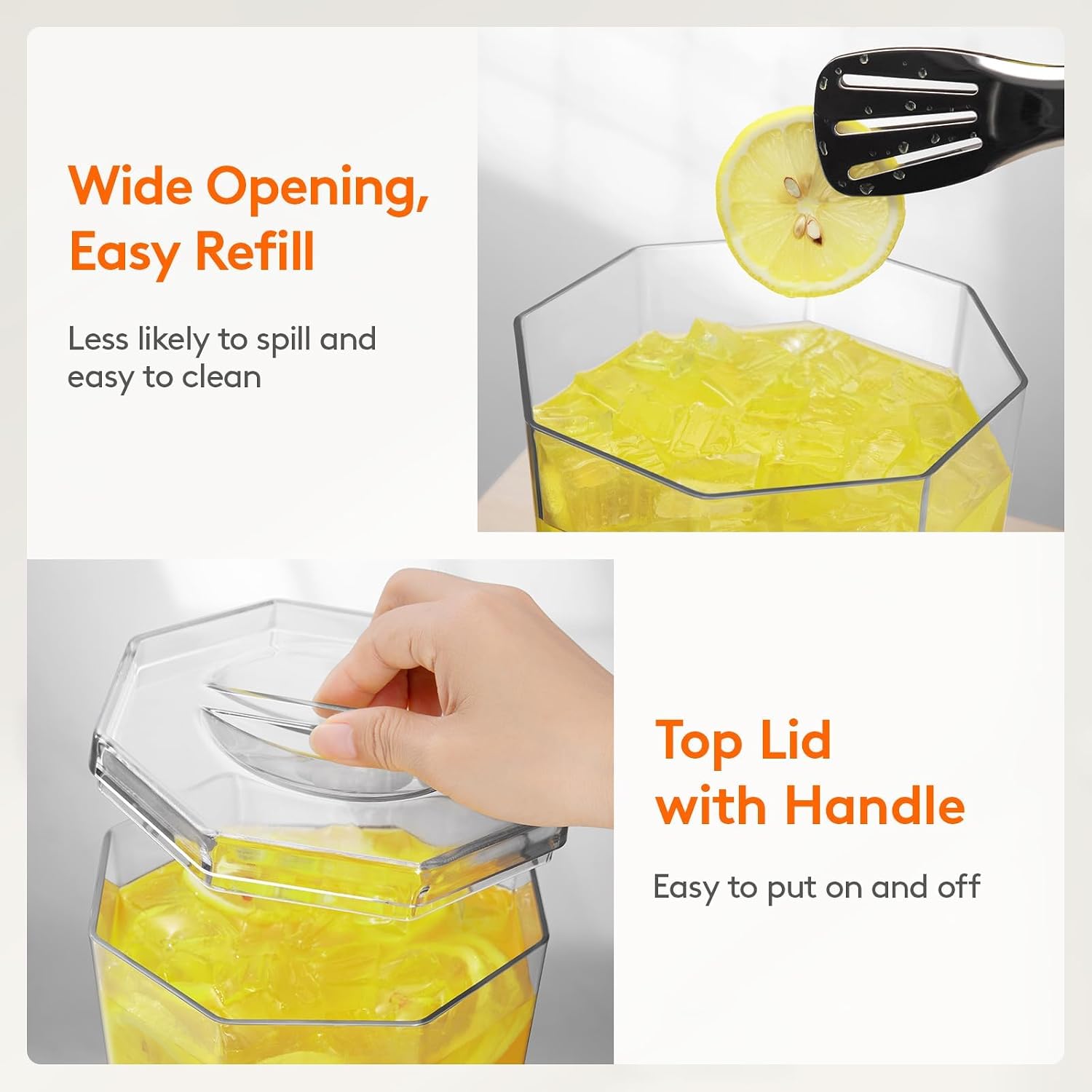 Thumbnail 6 de Lifewit Distributeur de boisson 4 L avec robinet (lot de 2) pour cocktails glacés