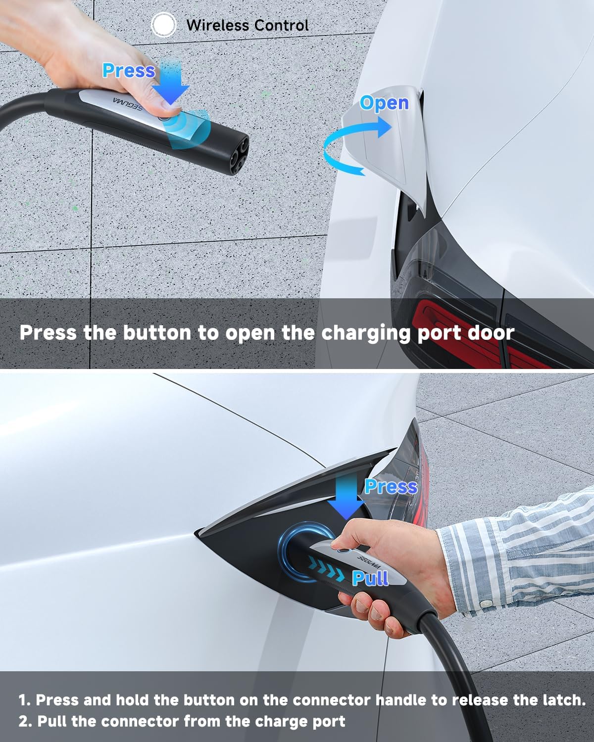 Detalle 2 de Seguma Portable 16A EV Charger