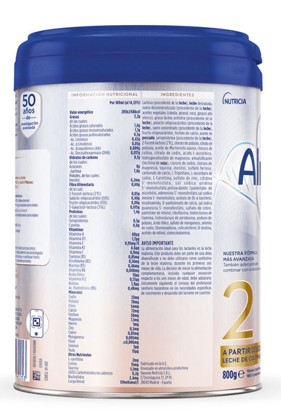 Detalle 2 de Almirón Profutura Duobiotik 2, 4x800 g