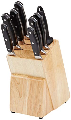 Thumbnail 3 de Amazon Basics Juego de Cuchillos de Cocina 9 Piezas, Negro 🔪