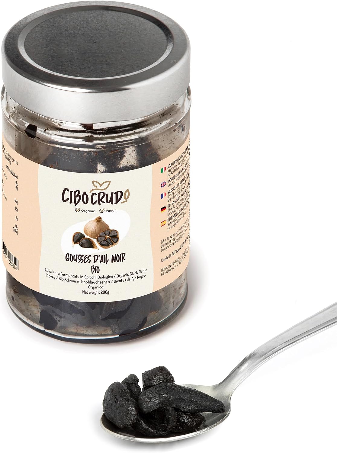Thumbnail 4 de Ail Noir Fermenté Bio 200g — Gousses entières 🧄