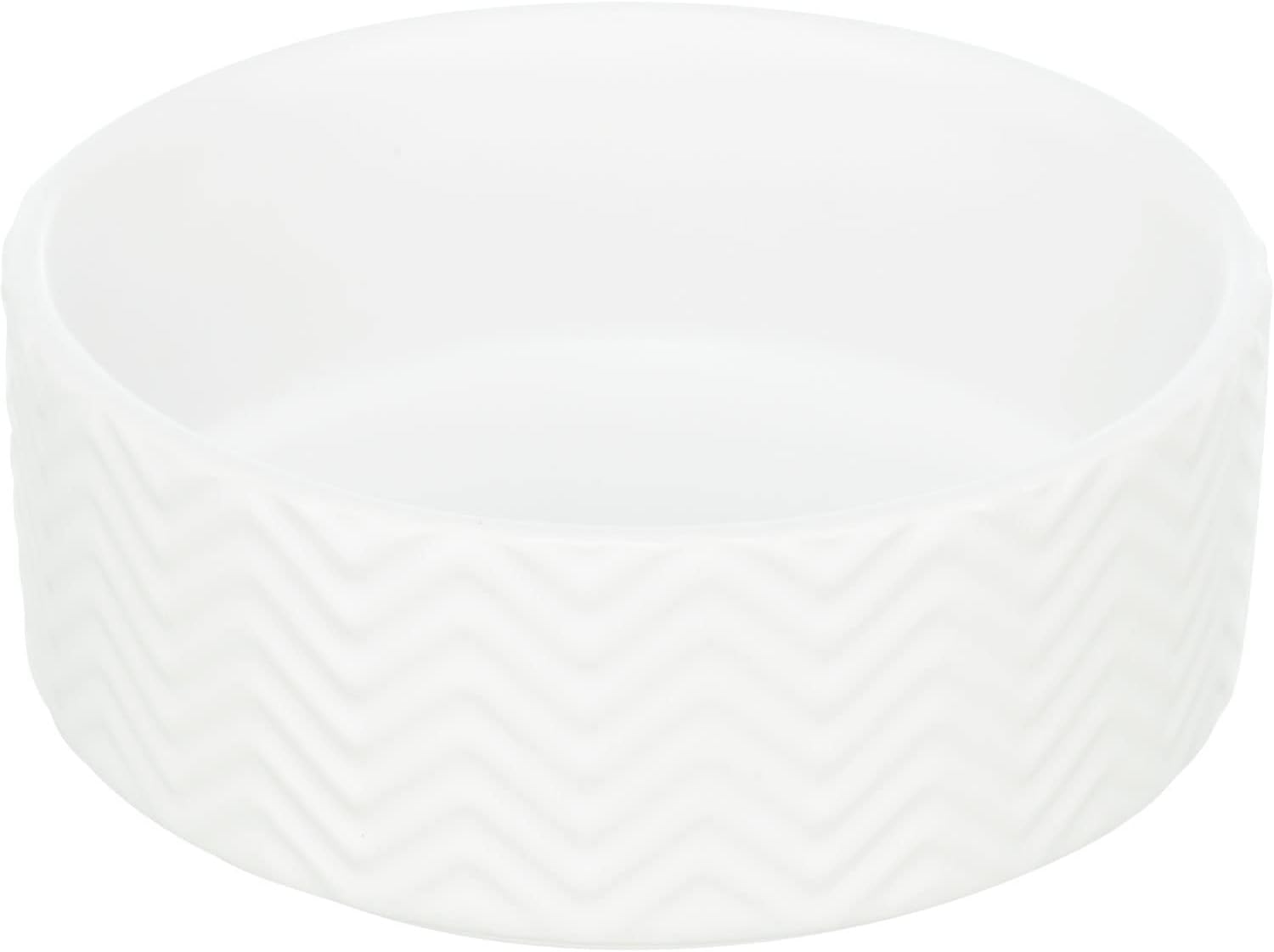Detalle de Trixie Gamelle en céramique 1,6 L – 20 cm, Blanc (référence 25025)