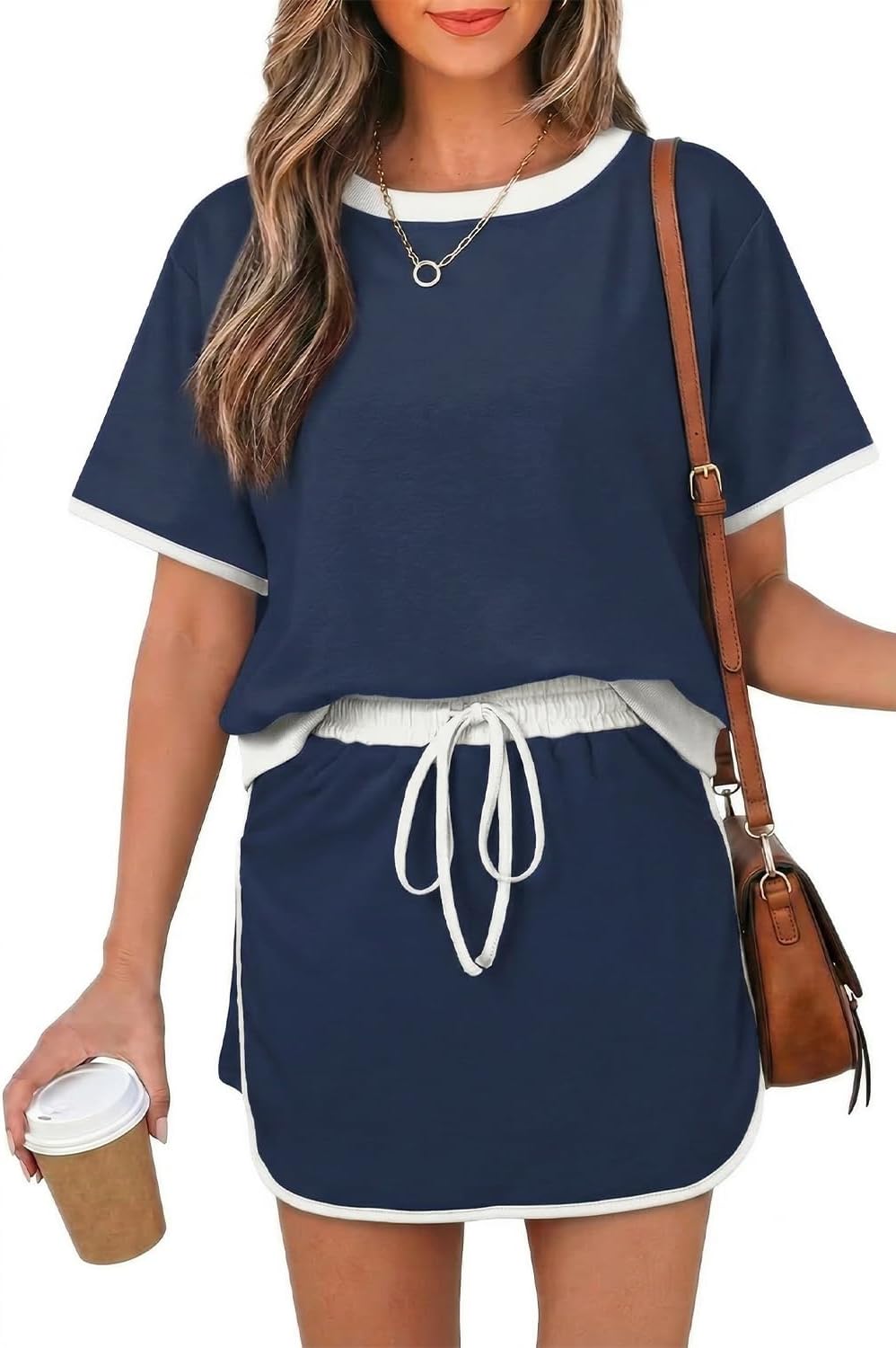 Detalle de Opemiby Women Skort Set 2026, 2 piece