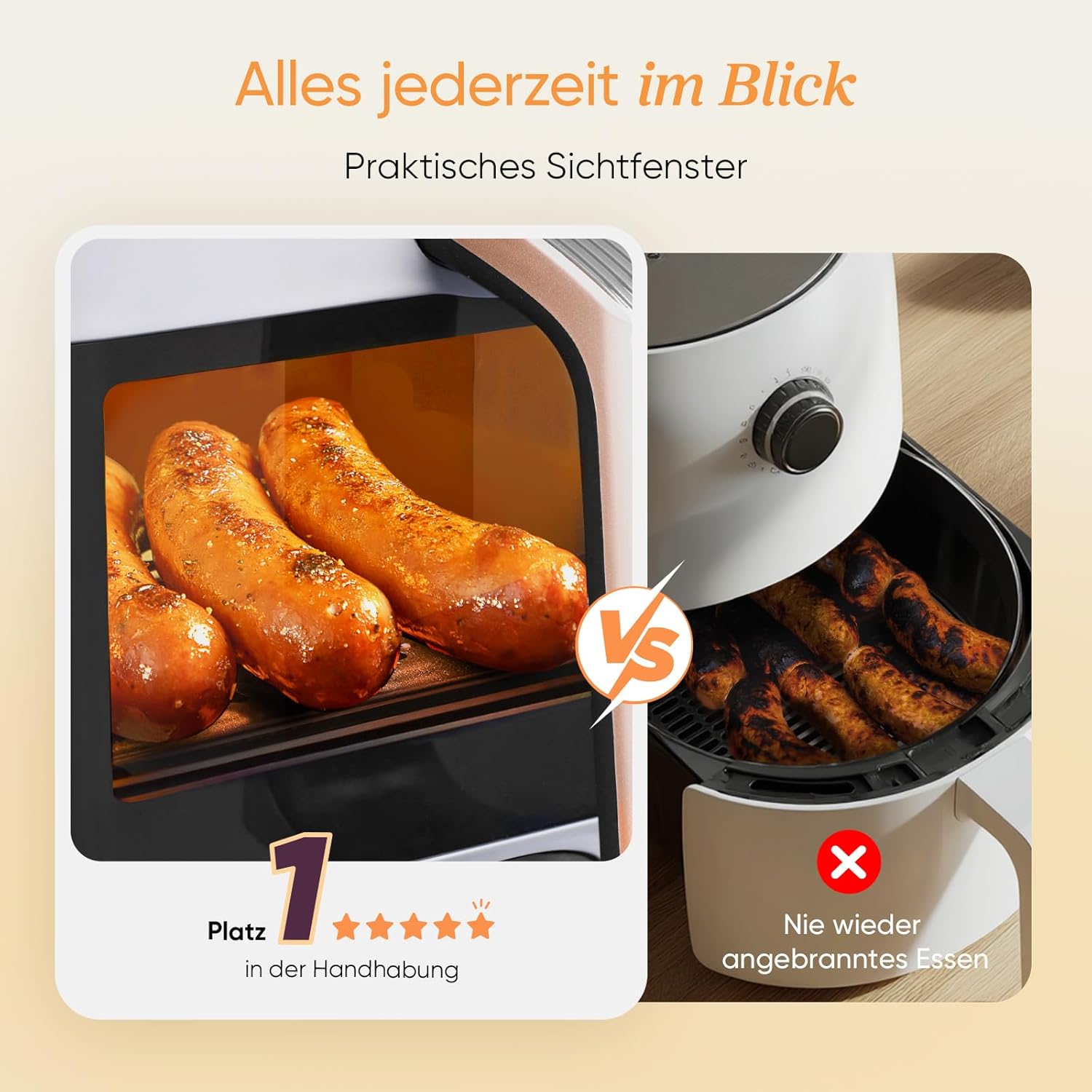 Detalle 2 de COSORI Heißluftfritteuse 8,5 L 🍟