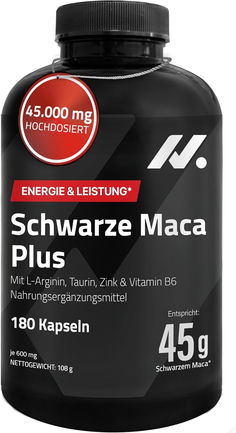 Detalle de Maca Plus 45.000 mg Schwarze Maca