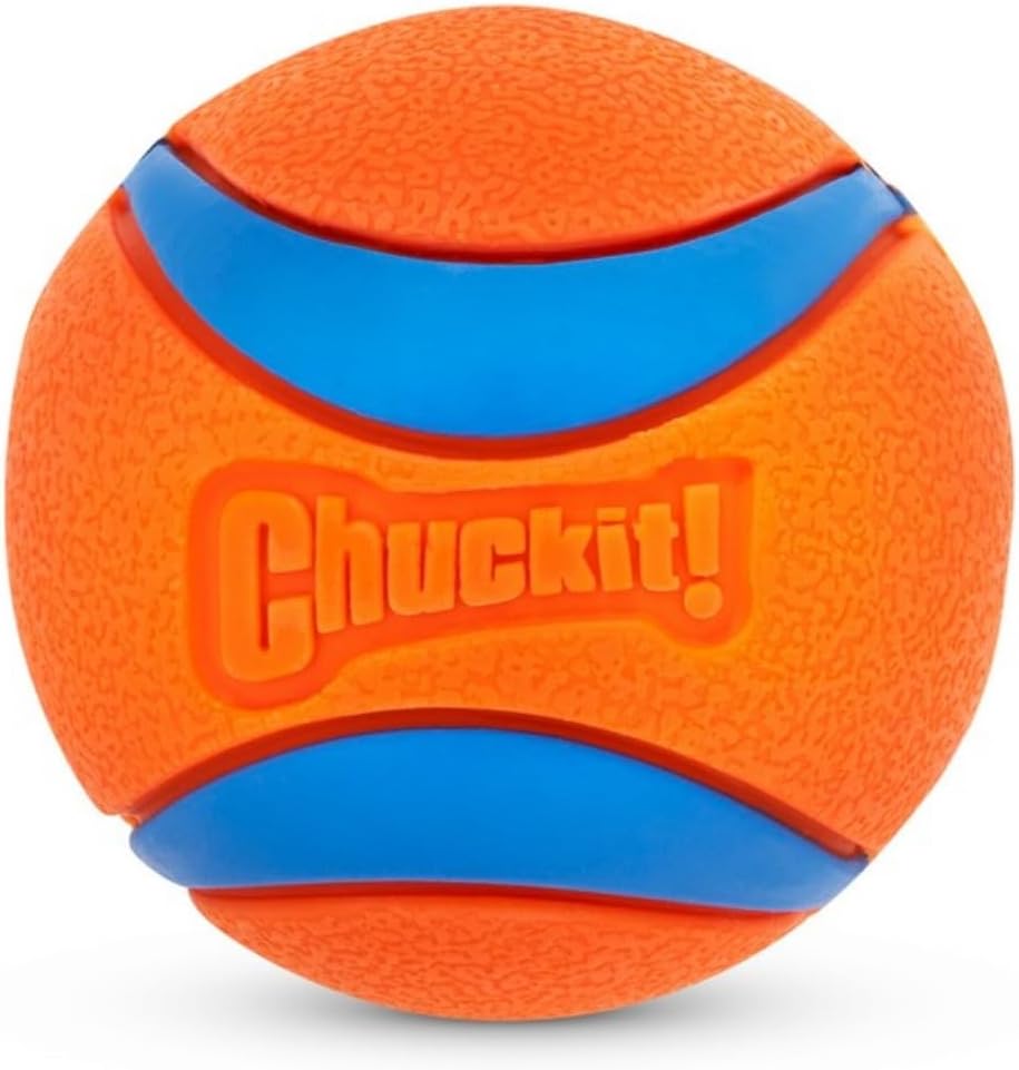 Detalle de Chuckit! Ultra Ball – Durable High Bounce Rubber Dog Toy (Medium, 6.5 cm) – Pack of 3