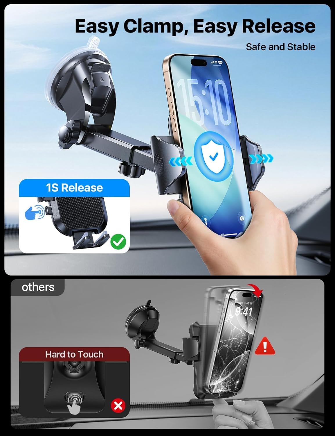 Detalle 2 de Andobil Car Phone Mount for 4- to 7-inch Phones