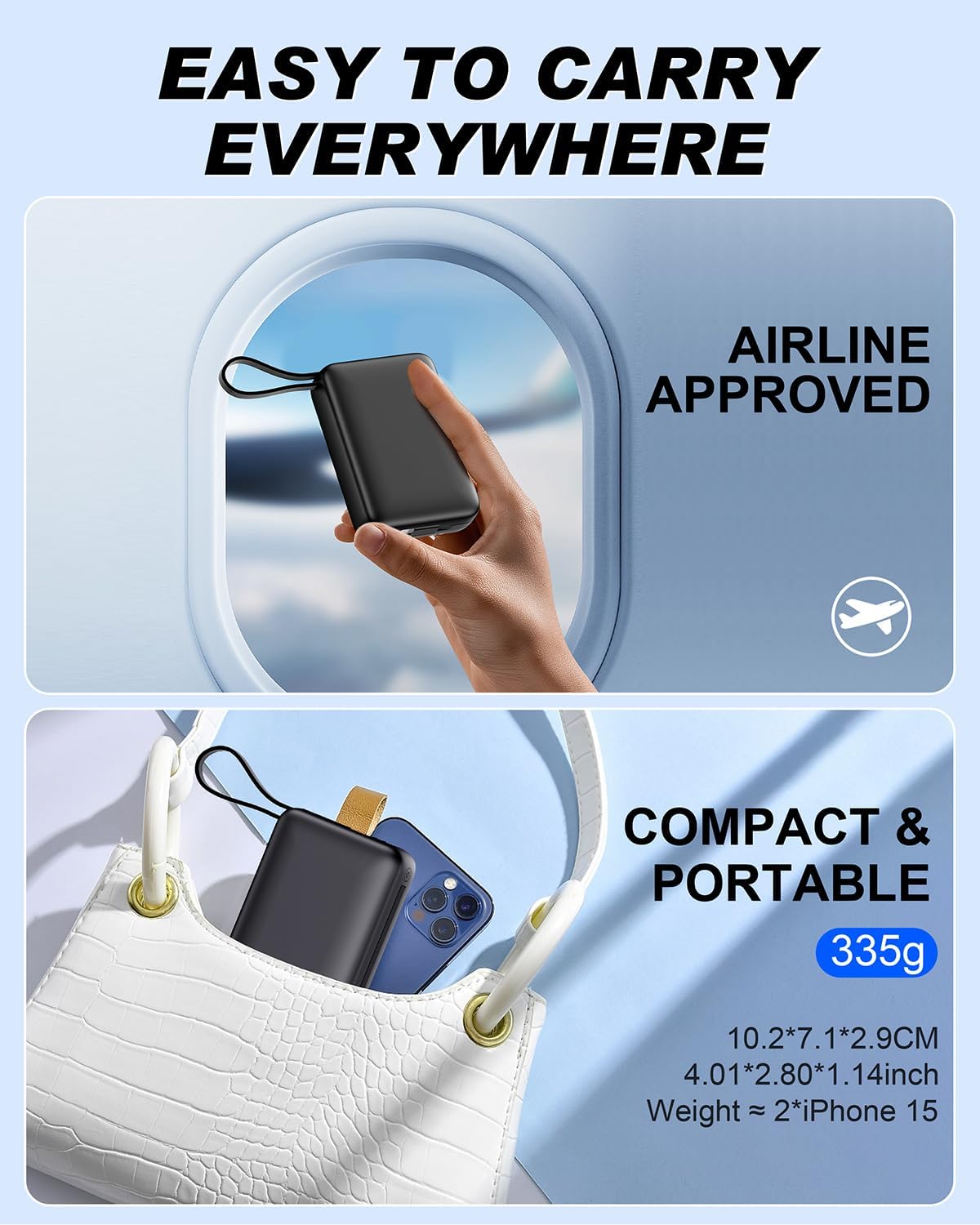 Thumbnail 5 de Power Bank 26800mAh portable charger 📱