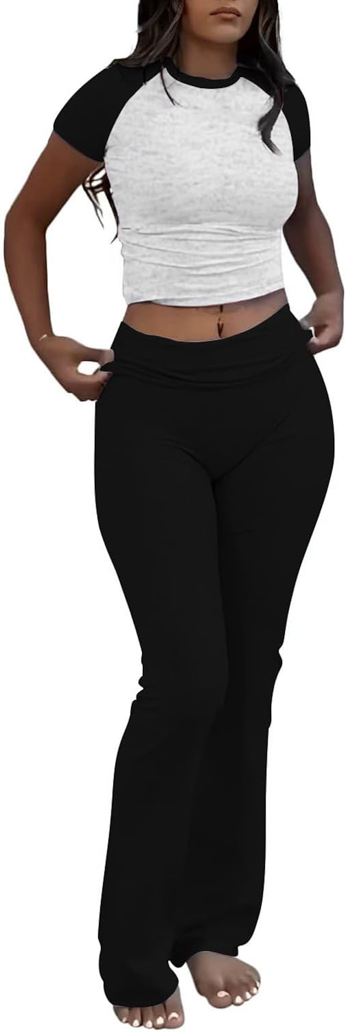 Thumbnail 4 de YETOWA Women's 2-Piece Lounge Set slim yoga leggings