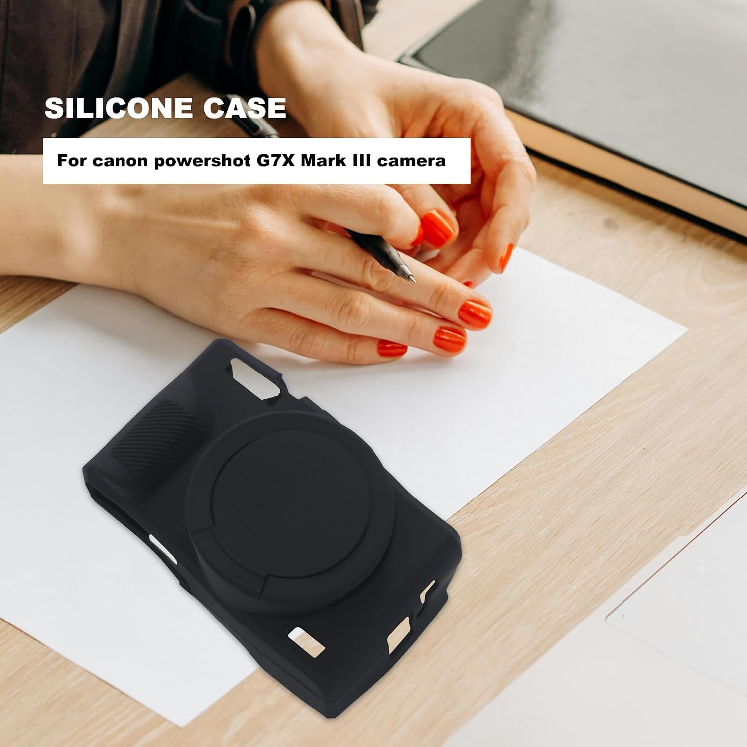 Detalle 2 de Canon PowerShot G7X Mark III silicone case 1