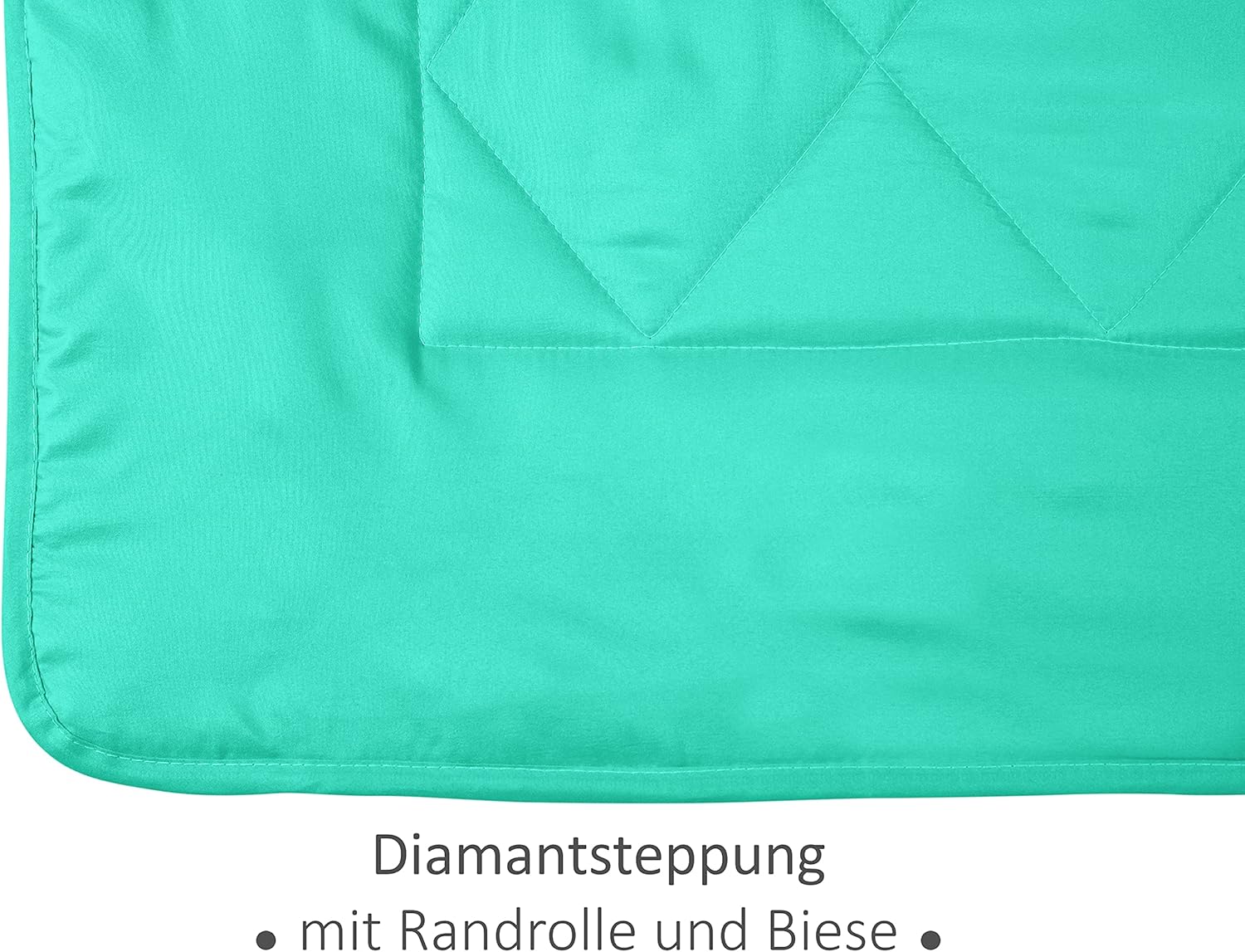 Thumbnail 4 de Npluseins Couette légère été 135 × 200 – Couverture d'été turquoise, idéale pour camping, jardin et invités