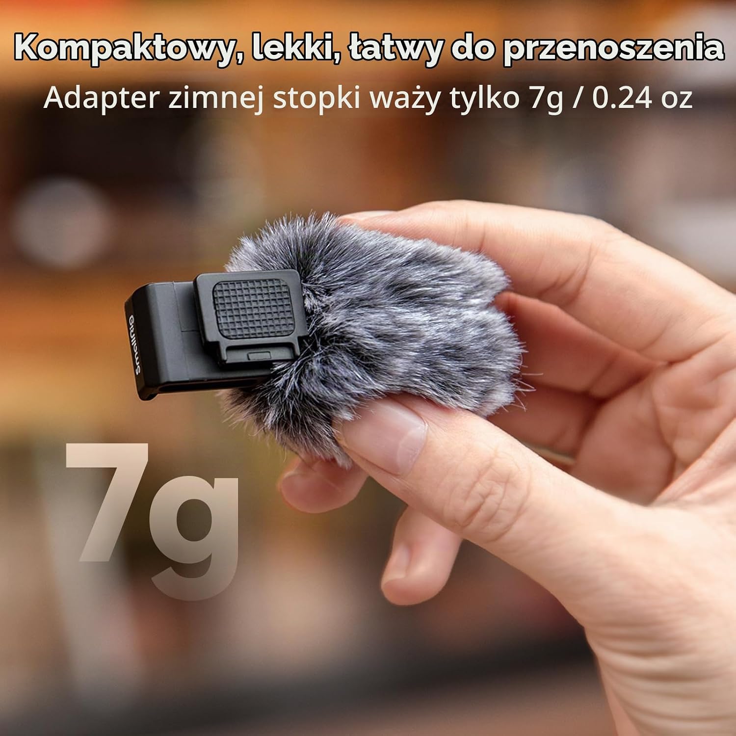 Thumbnail 5 de SMALLRIG 3526 – adapter zimnej stopki z osłoną przeciwwiatrową do Sony ZV-E10 i ZV-1