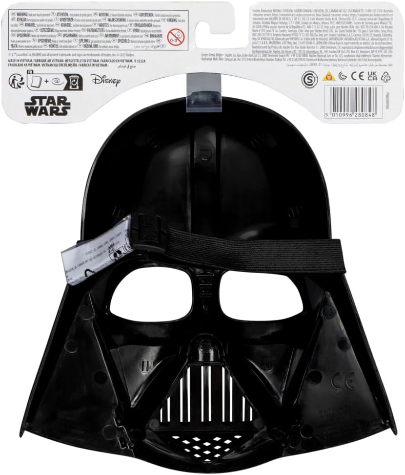 Thumbnail 3 de Star Wars Hasbro: Maschera di Darth Vader per giocattoli – mascherina di costume per bambini