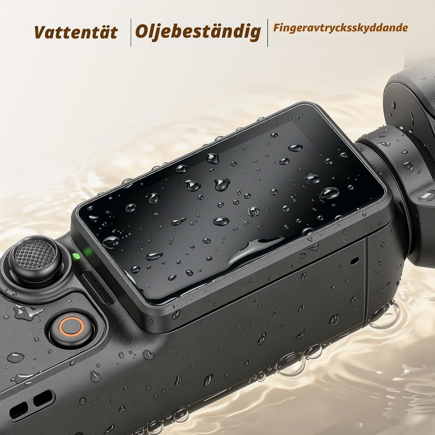 Detalle 1 de AMAZEAR skärmskydd för DJI Osmo Pocket 4P, 9H härdat glas i 3-pack