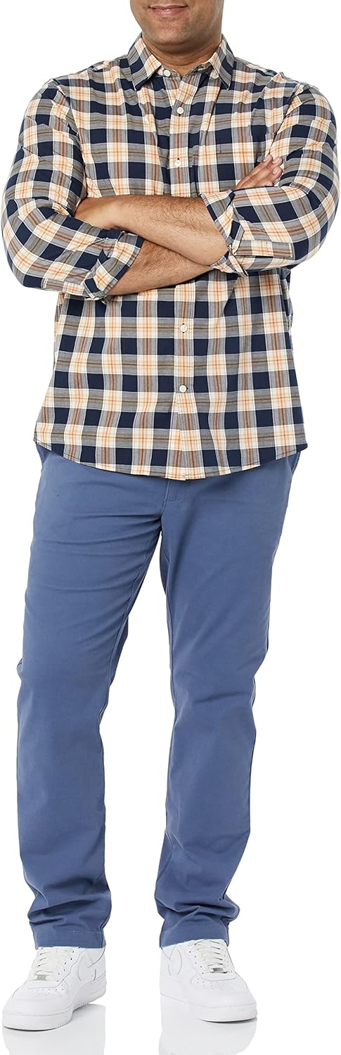 Thumbnail 2 de Amazon Essentials Men’s Long-Sleeved Slim-Fit Stretch Poplin Shirt