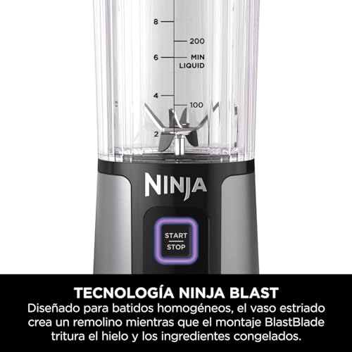Thumbnail 8 de Ninja Blast Batidora portátil BC151EUBK 530 ml y tapa antigoteo