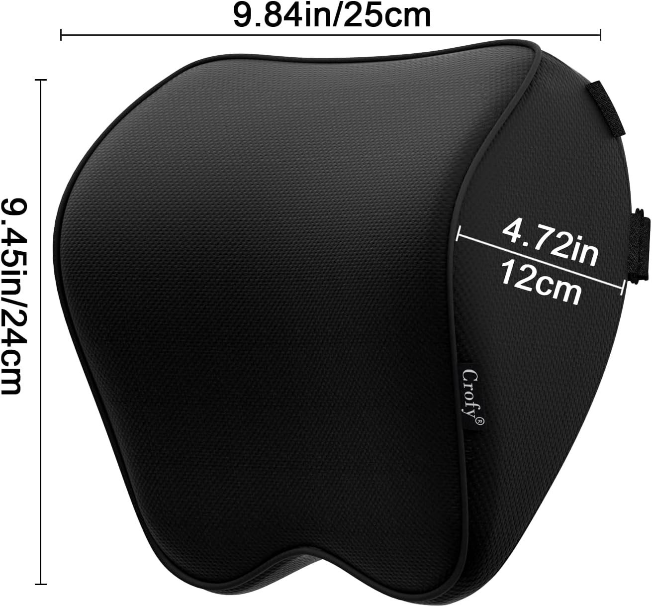 Thumbnail 6 de Crofy 2-Pack Neck Pillow 4.7 in, memory foam