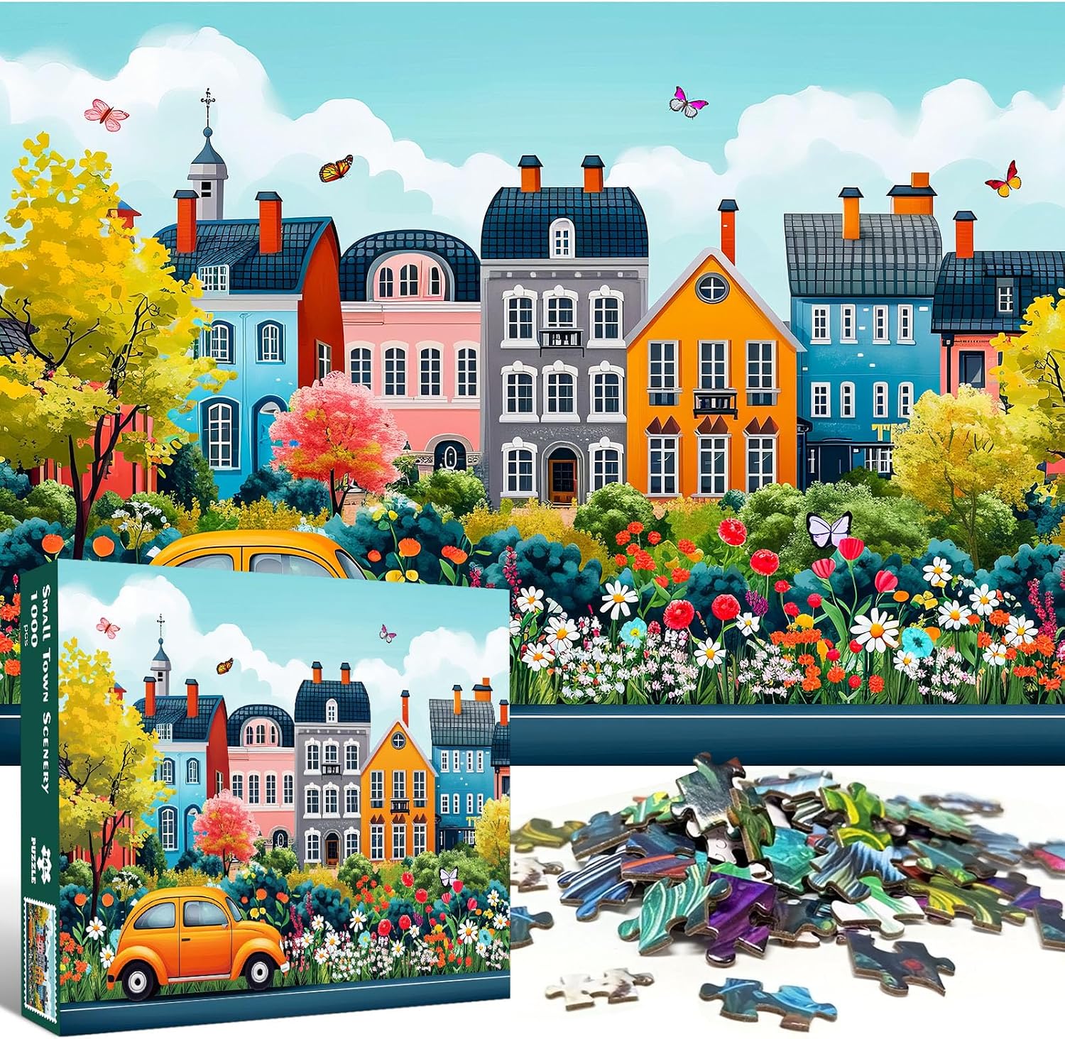 Detalle 2 de TangMosaic 1,000-Piece Jigsaw Puzzle