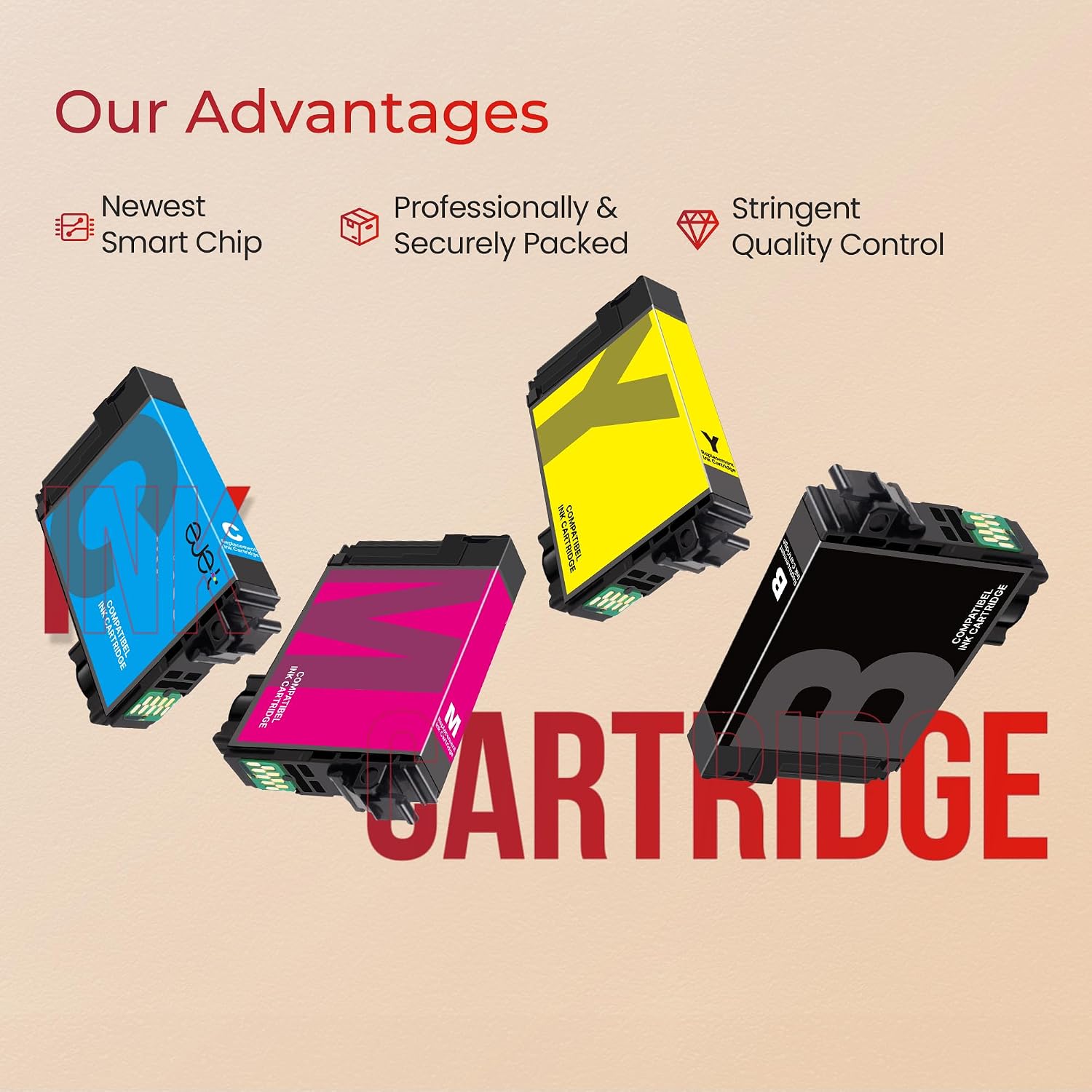 Thumbnail 4 de 802XL 4-pack ink cartridges ๐จ