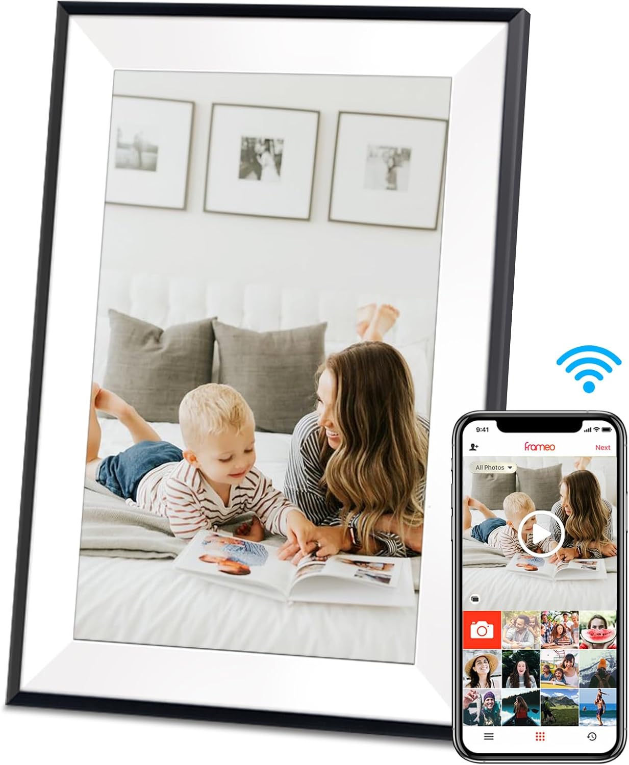 Detalle 2 de Hesmor Frameo 10.1 Inch Digital Photo Frame 32GB