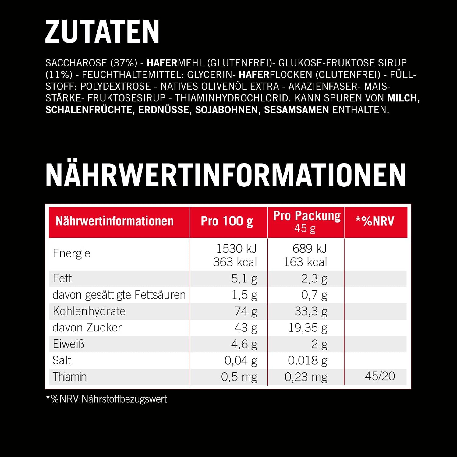 Thumbnail 1 de Enervit Carbo Bar C2:1PRO No Flavour – Energieriegel mit 30 g Kohlenhydraten pro Riegel (glutenfrei, 12 Riegel)