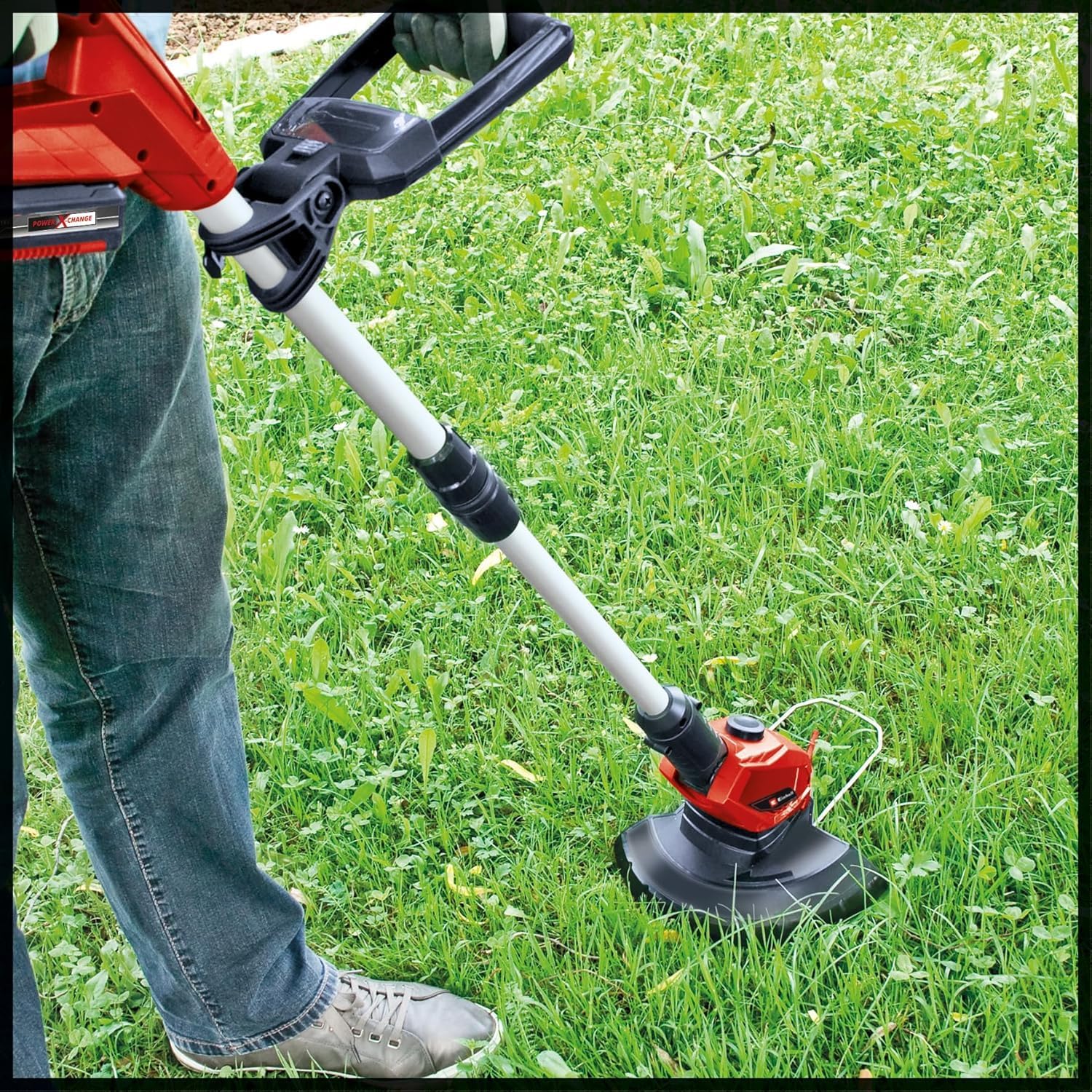Detalle de Einhell Cordless Strimmer Kit 18V Power X-Change with 24cm Cutting Width