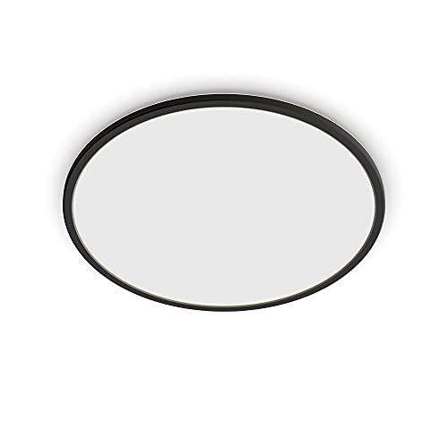 Imagen de Philips Superslim - Plafón LED regulable negro 🌟 en OfertitasTOP