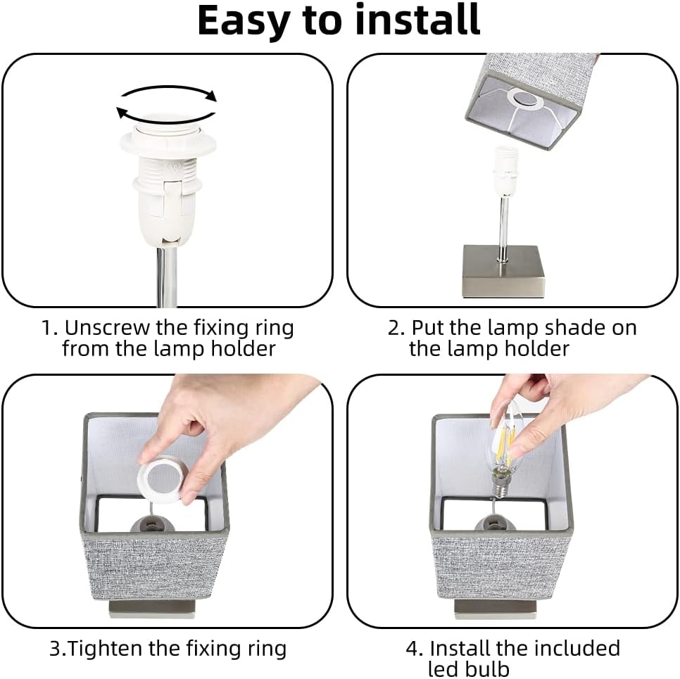 Thumbnail 4 de Totofac Touch Control Table Lamp, 3 way
