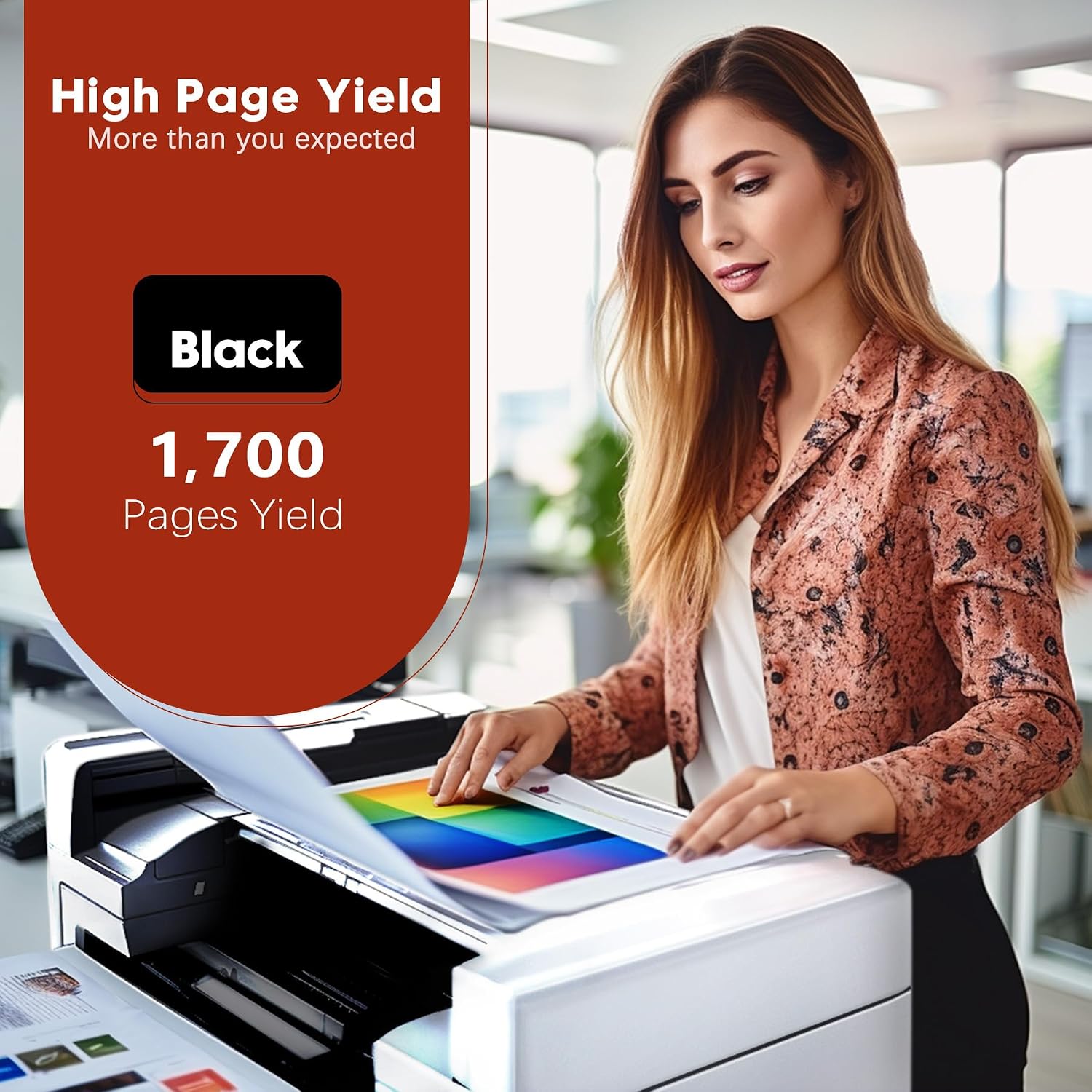Detalle de Toner Kingdom 051 2black Black Toner Cartridges, 2-Pack for Canon Printers