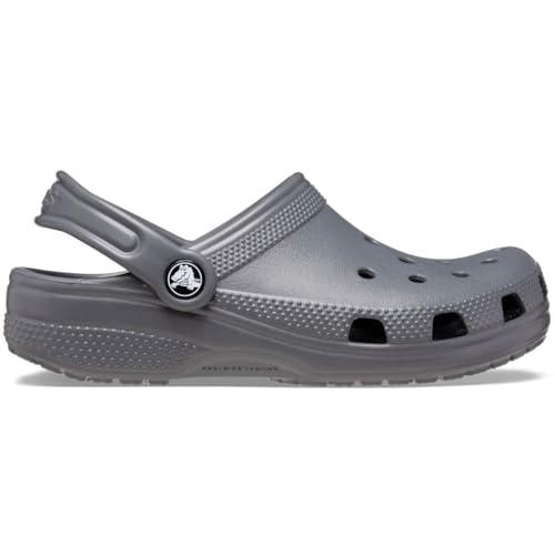 Detalle de Crocs Unisex Kids Classic Clog K Clogs in Slate Grey (11 UK Child) – Secure, Lightweight Everyday Wear