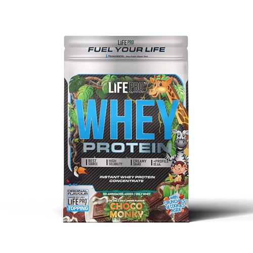 Detalle 2 de Life Pro Whey Protein Choco Monky 2 kg de LIFE PRO NUTRITION
