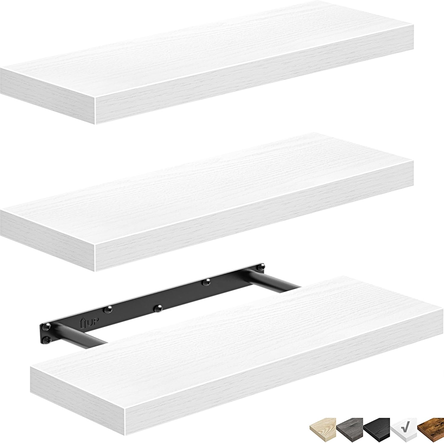 Thumbnail 6 de QEEIG Floating Shelves 15.7-inch