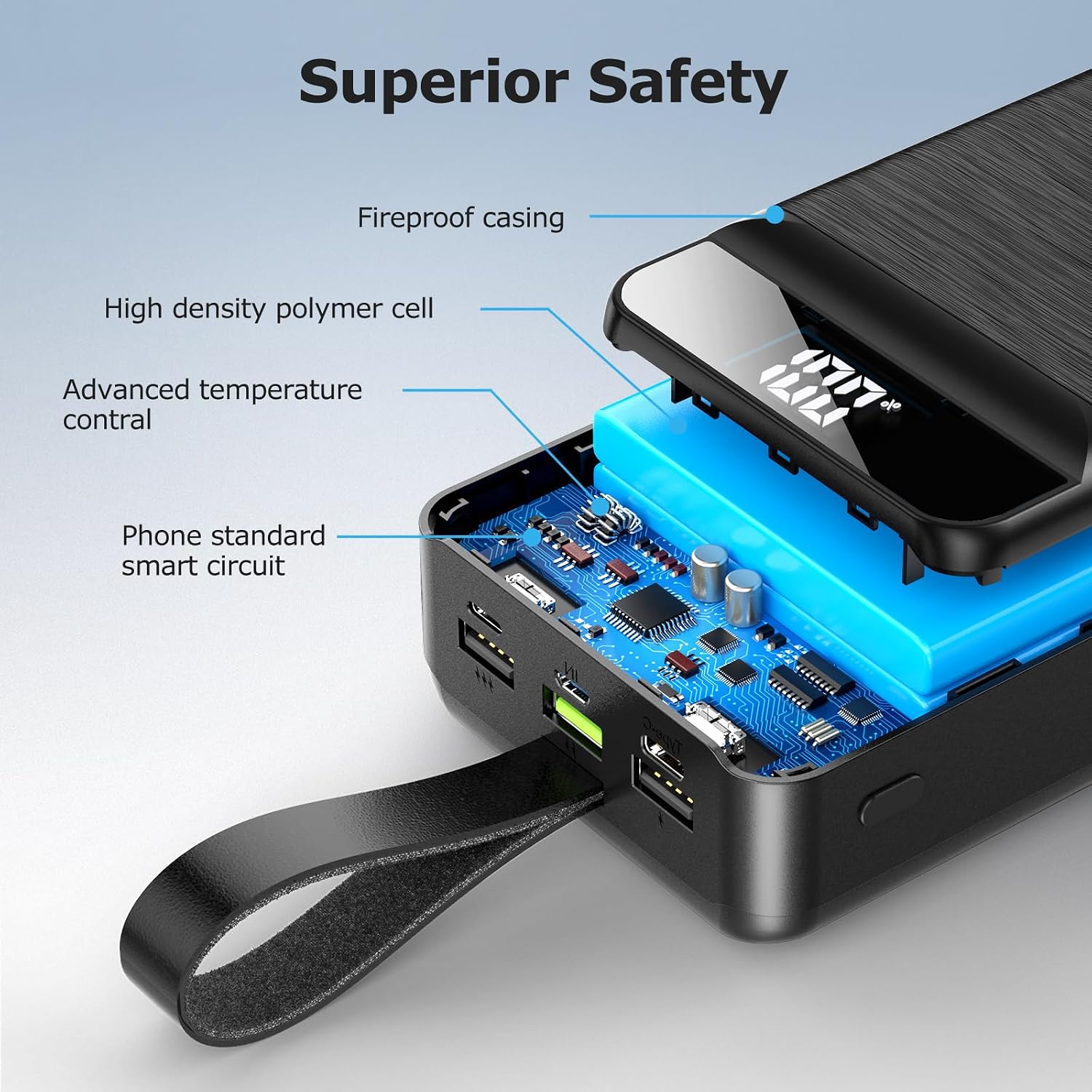 Thumbnail 5 de Power Bank 60000mAh 22,5W Schnellladung