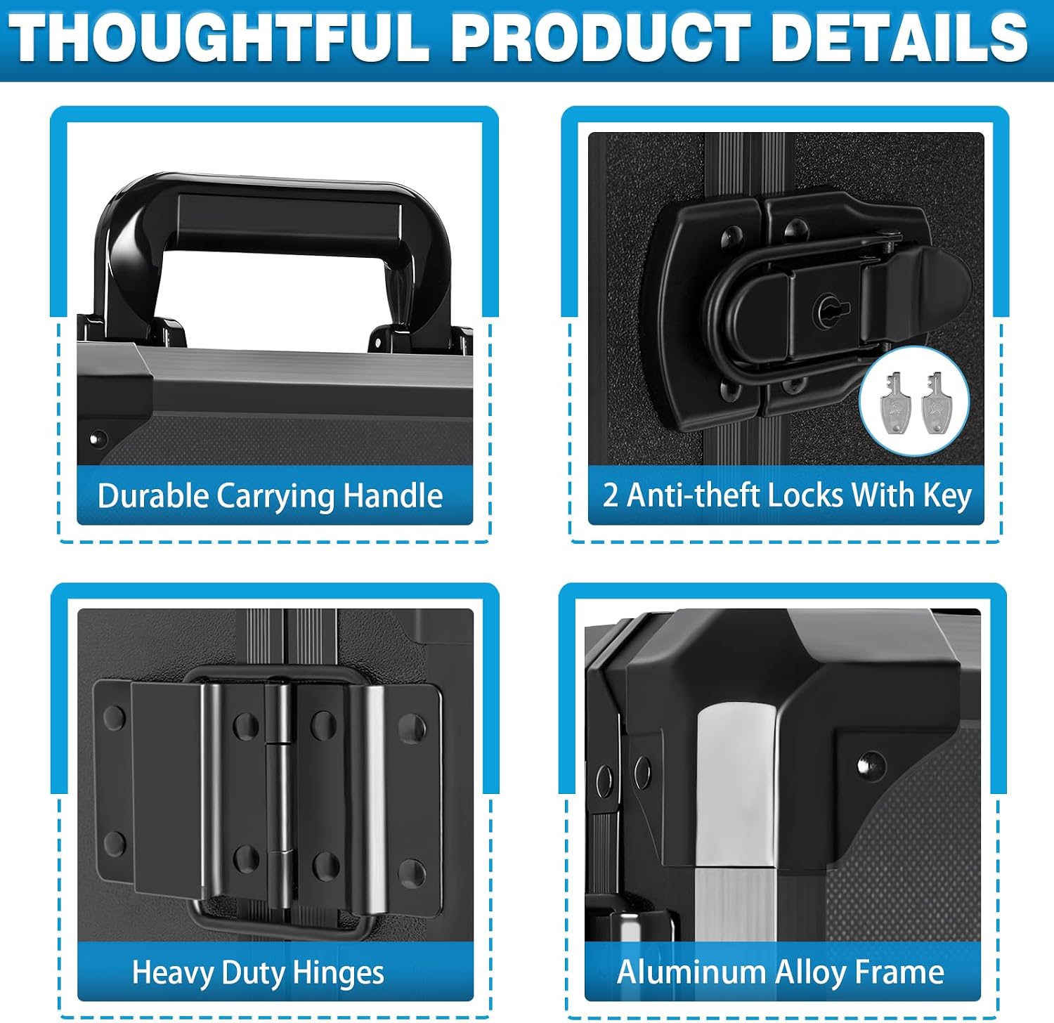 Thumbnail 3 de WELIDAY Miniatures Storage Case 5 Trays