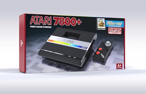 Thumbnail 1 de Plaion Atari 7800+ con mando inalámbrico CX78+ y cartucho Bentley Bear's Crystal Quest