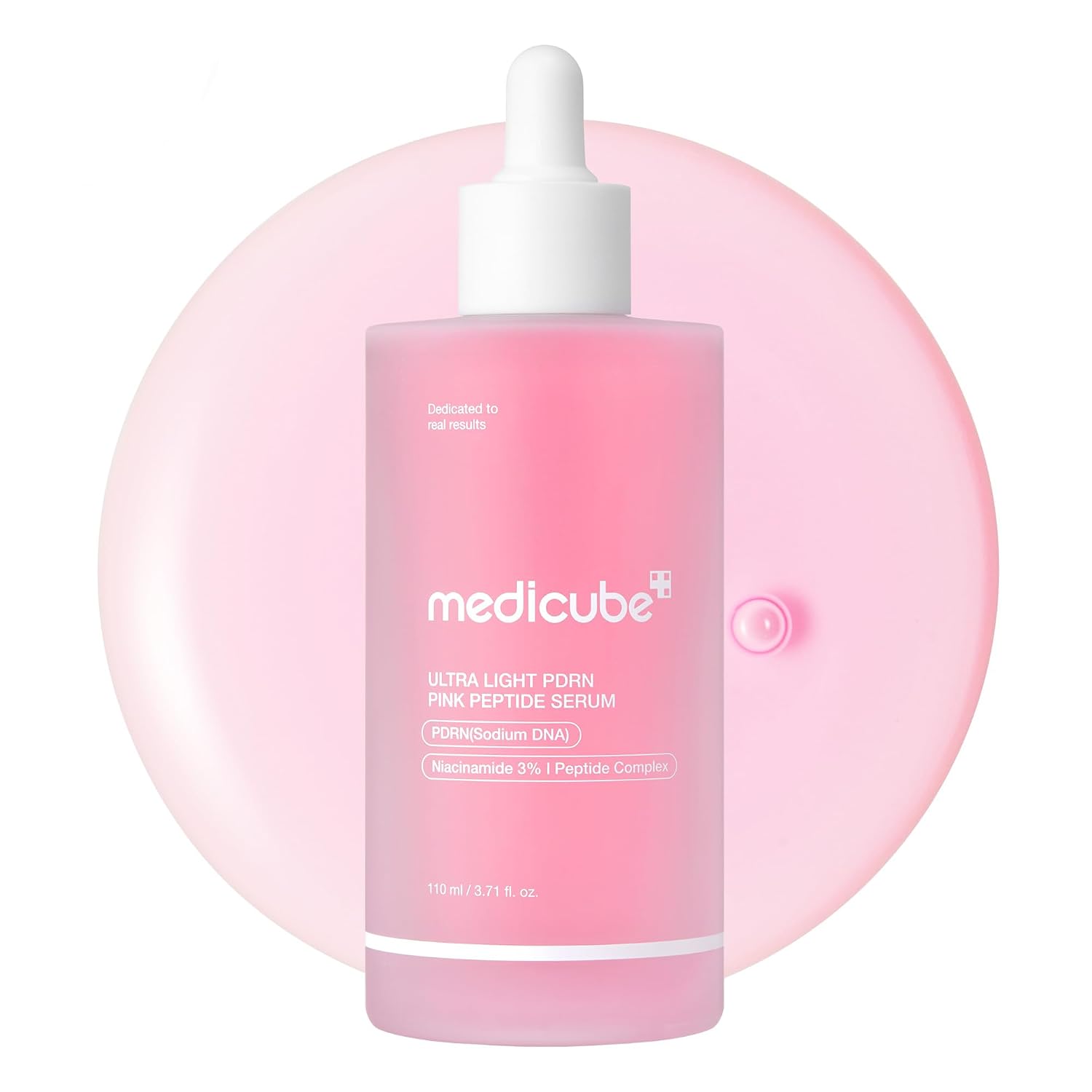 Detalle de medicube PDRN Pink Peptide Serum, Lightweight Hydration with Salmon DNA