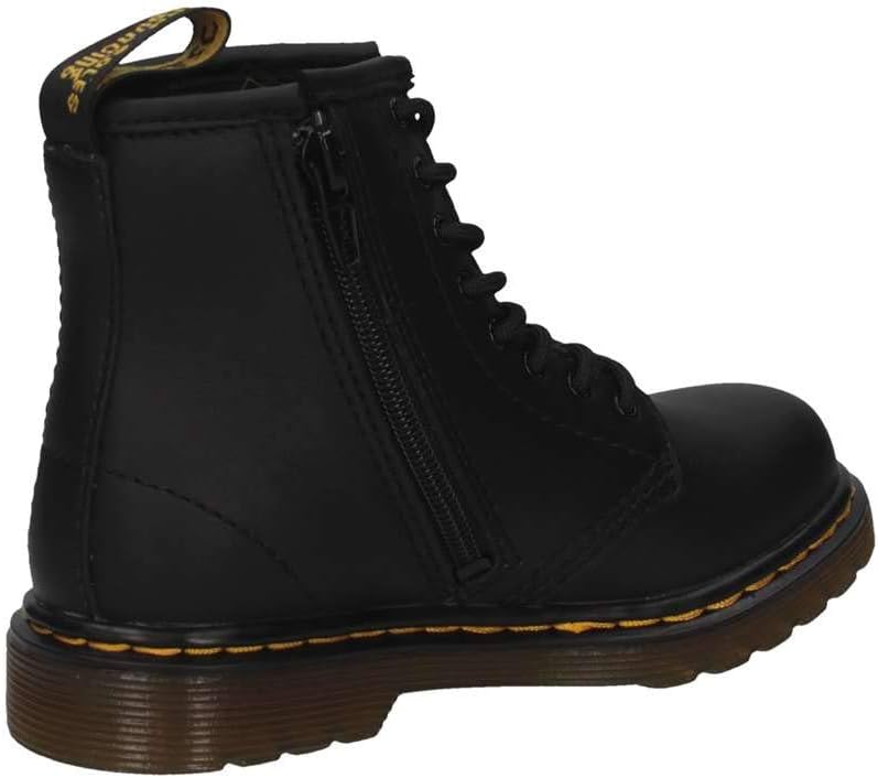 Detalle de Dr. Martens Brooklee, bottes mixte bébé - Noir (Black Softy T) – 24 EU