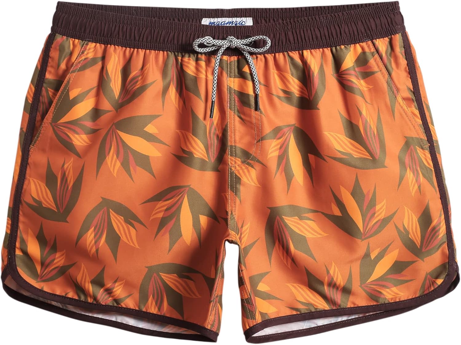 Thumbnail 6 de MaaMgic Costume da Bagno da Uomo Mare Vintage con Asciugatura Rapida - Pantaloncini con Fodera in Rete e 3 Tasche