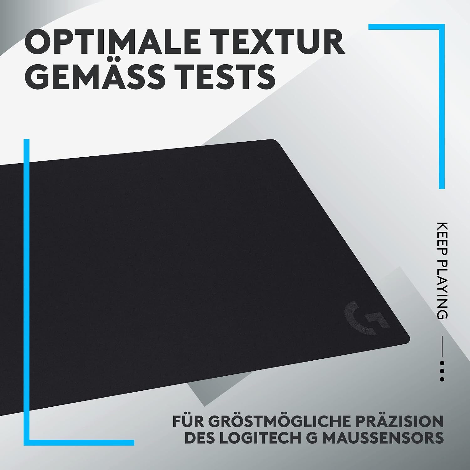 Thumbnail 4 de Logitech G G840 XL Gaming-Mauspad (900 x 400 x 3 mm) – optimiert für Sensoren, rutschfest, Schwarz