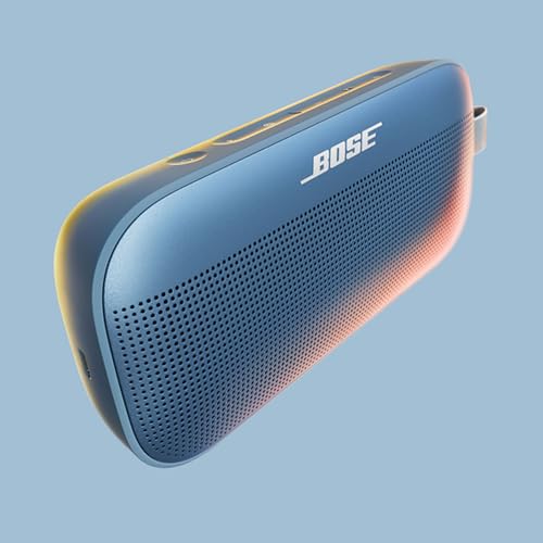 Detalle de Bose SoundLink Flex SE (2nd Gen) Portable Bluetooth Speaker – Blue Dusk