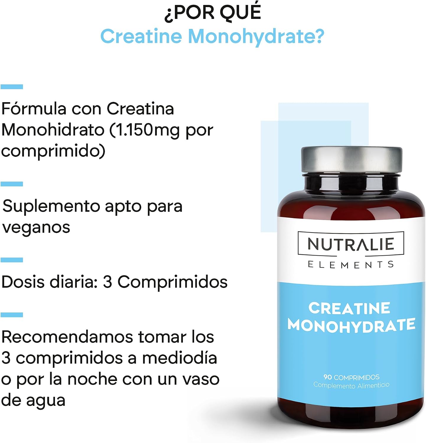 Detalle de Creatine Monohydrate Nutralie 6000mg 💊