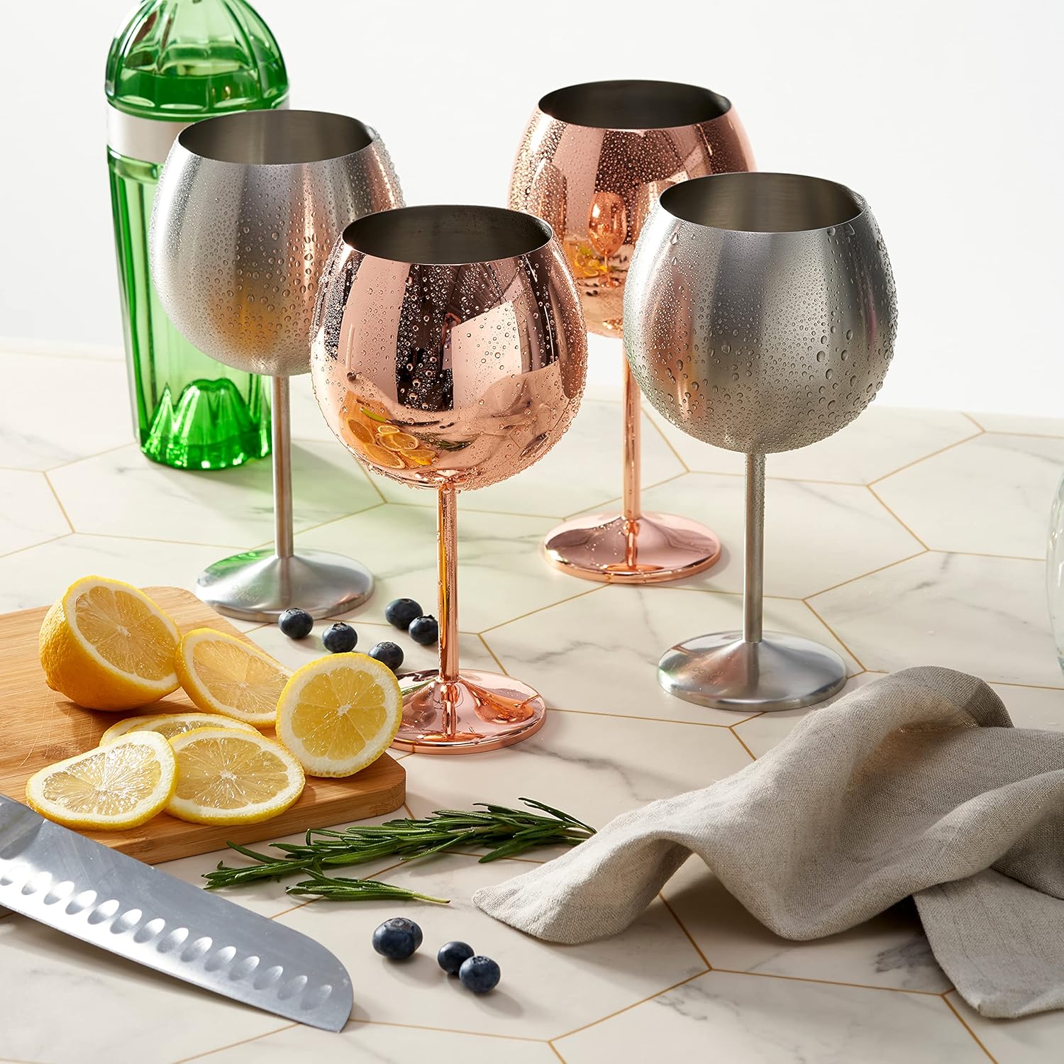 Thumbnail 5 de Oak & Steel - Set de 4 Copas Inoxidadbles para Cócteles 🥂