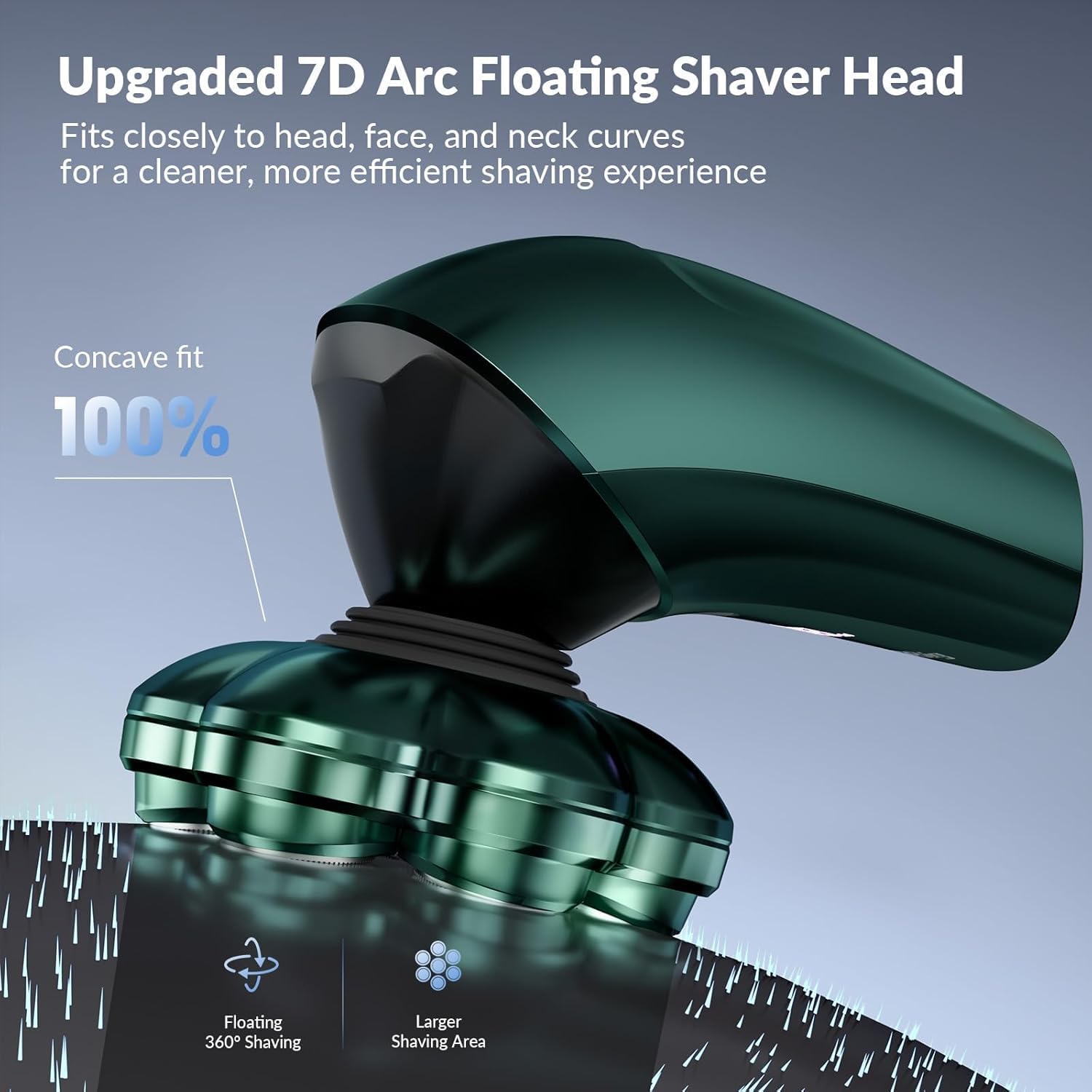 Detalle 2 de 7D Arc Magnetic Detachable Head Shaver 800mAh