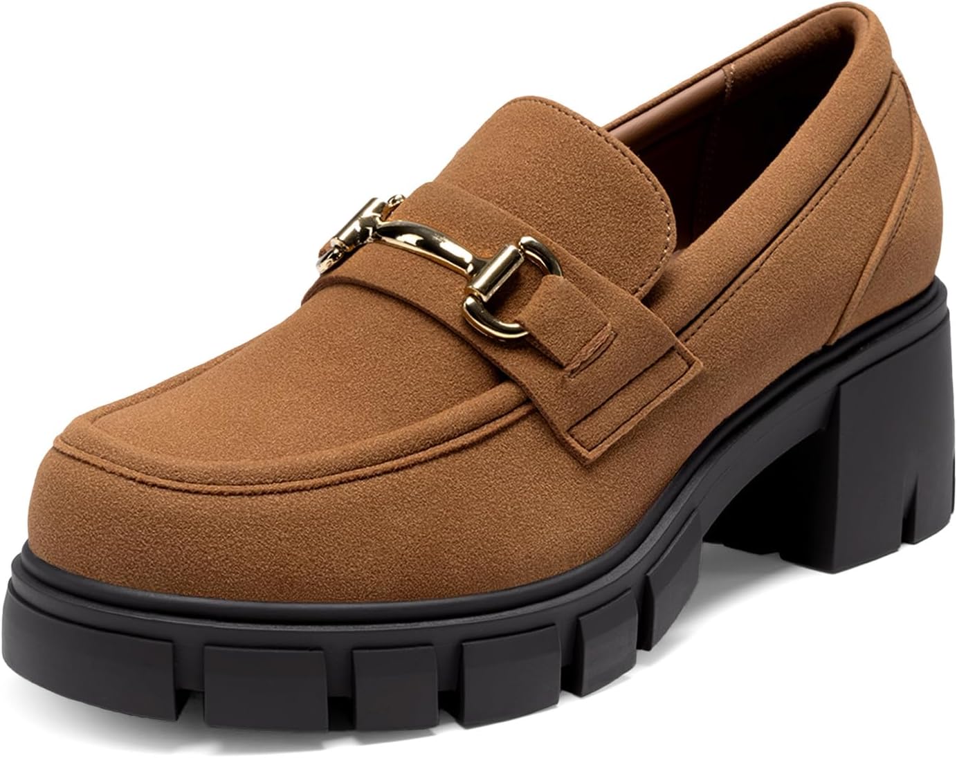 Detalle de DREAM PAIRS Platform Chunky Loafers — Slip-On Shoes